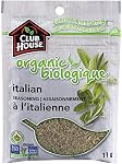 Club House, Quality Natural Herbs & Spices, Organic Italian Seasoning, 11g
