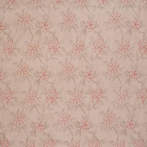 Image of 350 TC Premium Heavy Cotton Feel Elastic Fitted Bedsheet King Size with 2 Pillow Covers || Double Bed with All Around Elastic (Petal Pulse, Fitted - Double72x72)