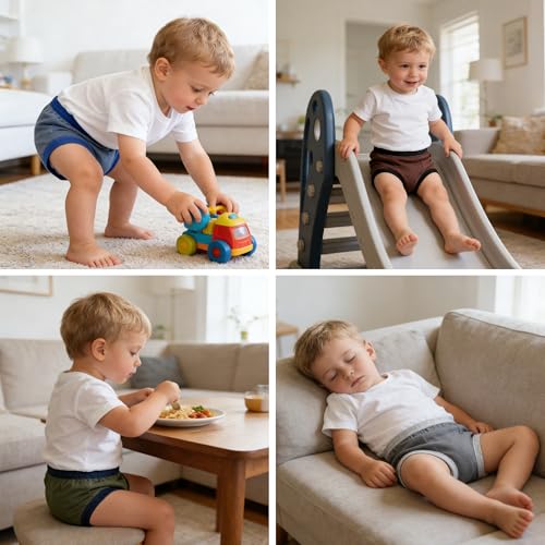 Image of BIG ELEPHANT Potty Training Underwear, 100% Cotton Absorbent Unisex Toddler Pee Pants for Boys Girls
