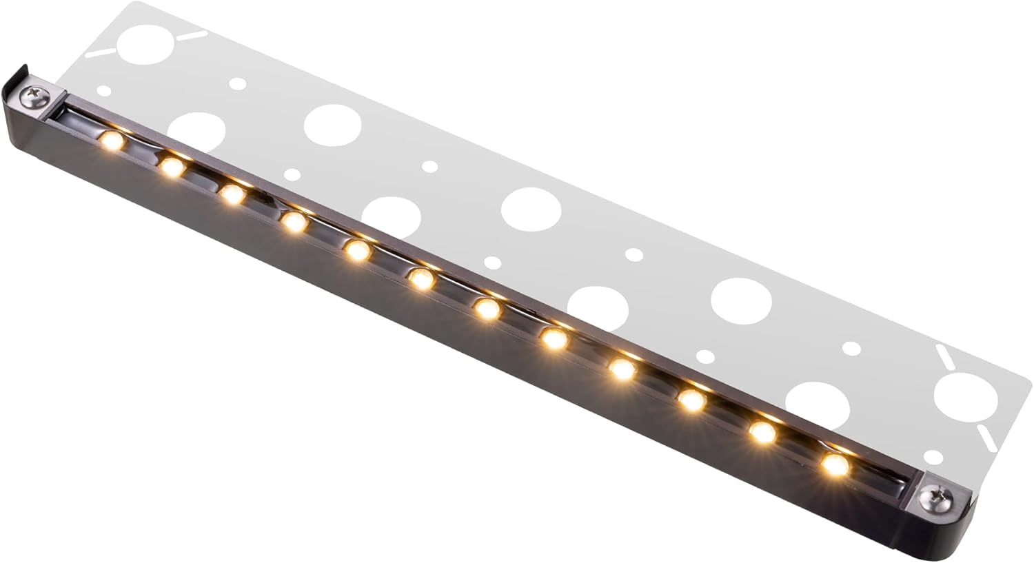 Gardenreet 13 Inch LED Hardscape Light,Retaining Wall Lights,12V AC/DC Paver Step Light,Cast Aluminum Housing,Integrated 2.5W 2700K LED Light Source,IP65 Waterproof, 50000 Hours Lifespan