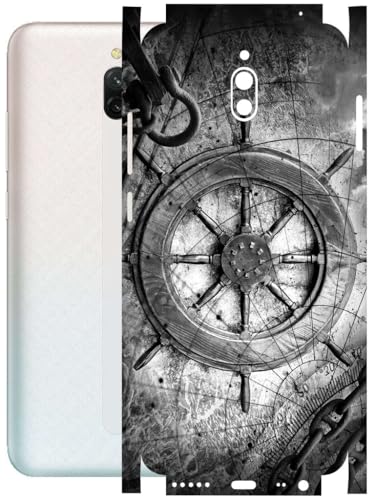 Image of AtOdds - Full Body Back Screen Guard Protector Film - Lamination Wrap Skin Sticker Compatible with REDMI 8A Dual | Scratchproof Matte Finish (Voyage)