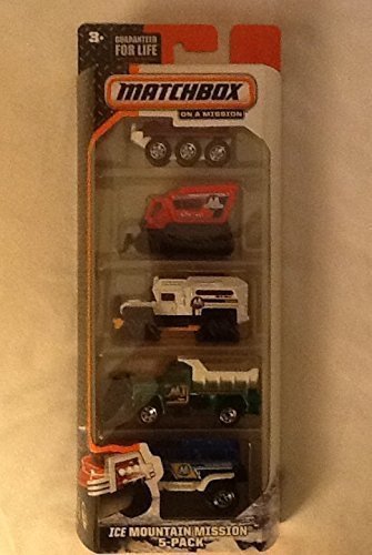 Matchbox2014 Deluxe Ice Mountain Mission 5 Pack