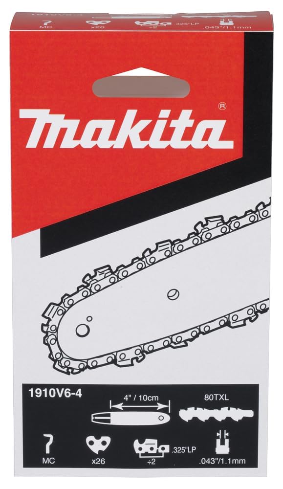 Łańcuch do piły łańcuchowej Makita 1910V6-4 4"/25 cm 80TXL • 0,325" LP • 26 • 1,1 mm • MC (1 sztuka)