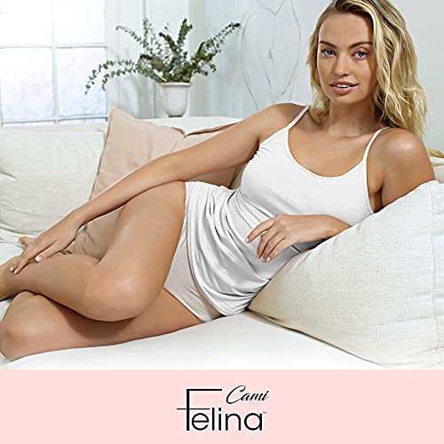 Felina Micro Modal Women’s Cami - Adjustable, Workout Top, Seamless Tank Top For Women (3-Pack) (Black White, Medium) #TOP4