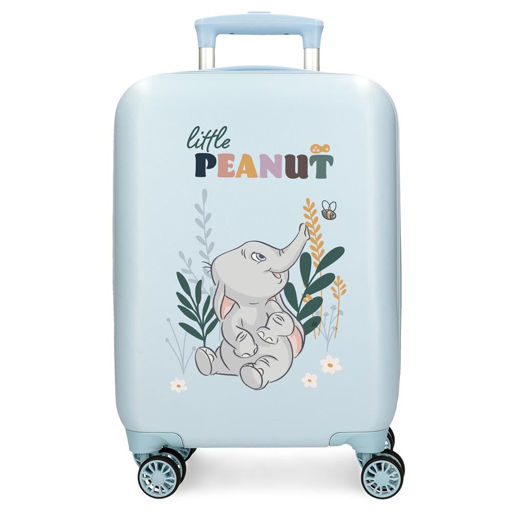 Joumma Disney Before The Bloom Cabin Suitcase Blue 33 x 50 x 20 cm Hard ABS Combination Lock Side 28.4L 2 kg 4 Double Wheels Luggage Hand Luggage, Blue, Cabin Suitcase
