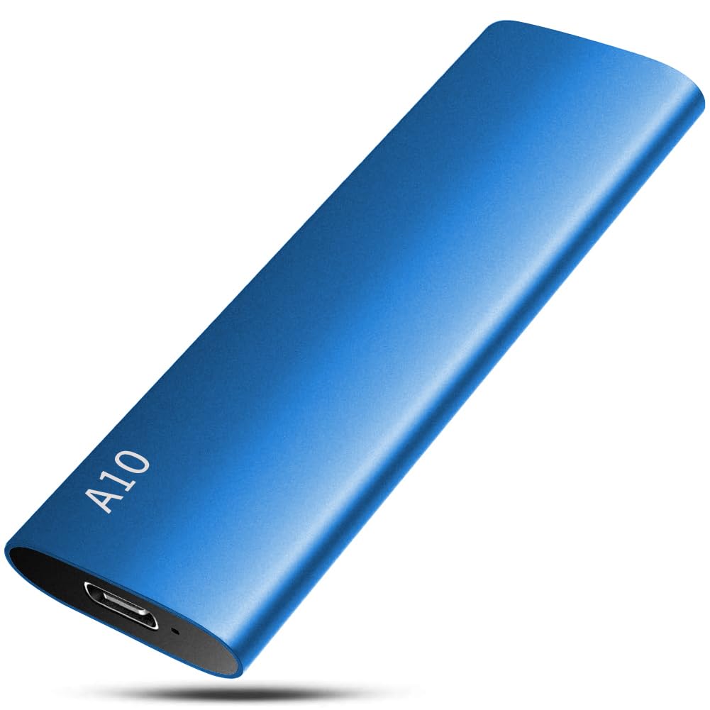 2TB External Hard Drive Ultra Slim Portable Hard Disk USB 3.0 HDD Storage High Speed Compatible with PC, Desktop, Laptop