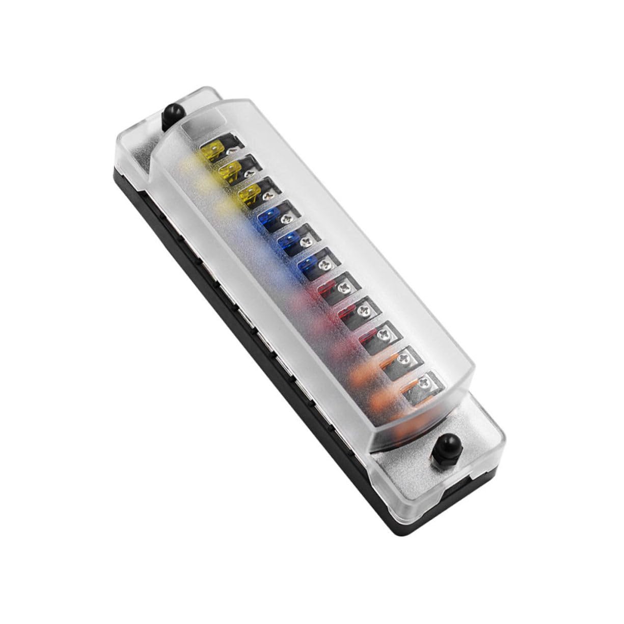Caja De Fusibles para Automóvil Tapa Vías Bloque De Fusibles para Portafusibles De Coche Portafusibles para Automóvil