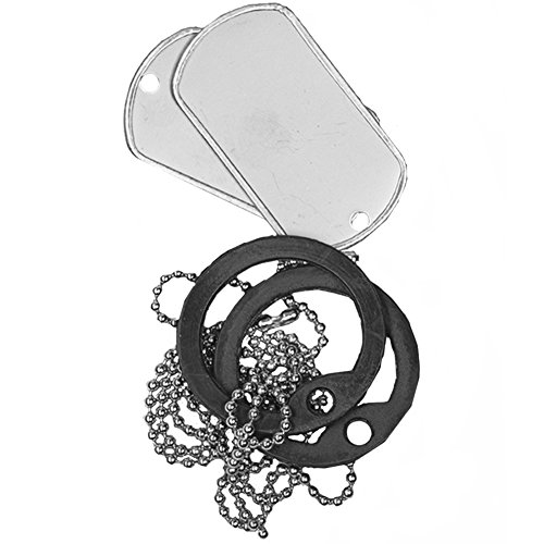 Mil-Tec Set Informazioni Lucidato con Dog Tag