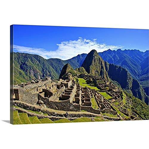 CANVAS ON DEMAND Machu Picchu Is a 15Th Century Inca Site On a Mountain Ridge Above the Urubamba...