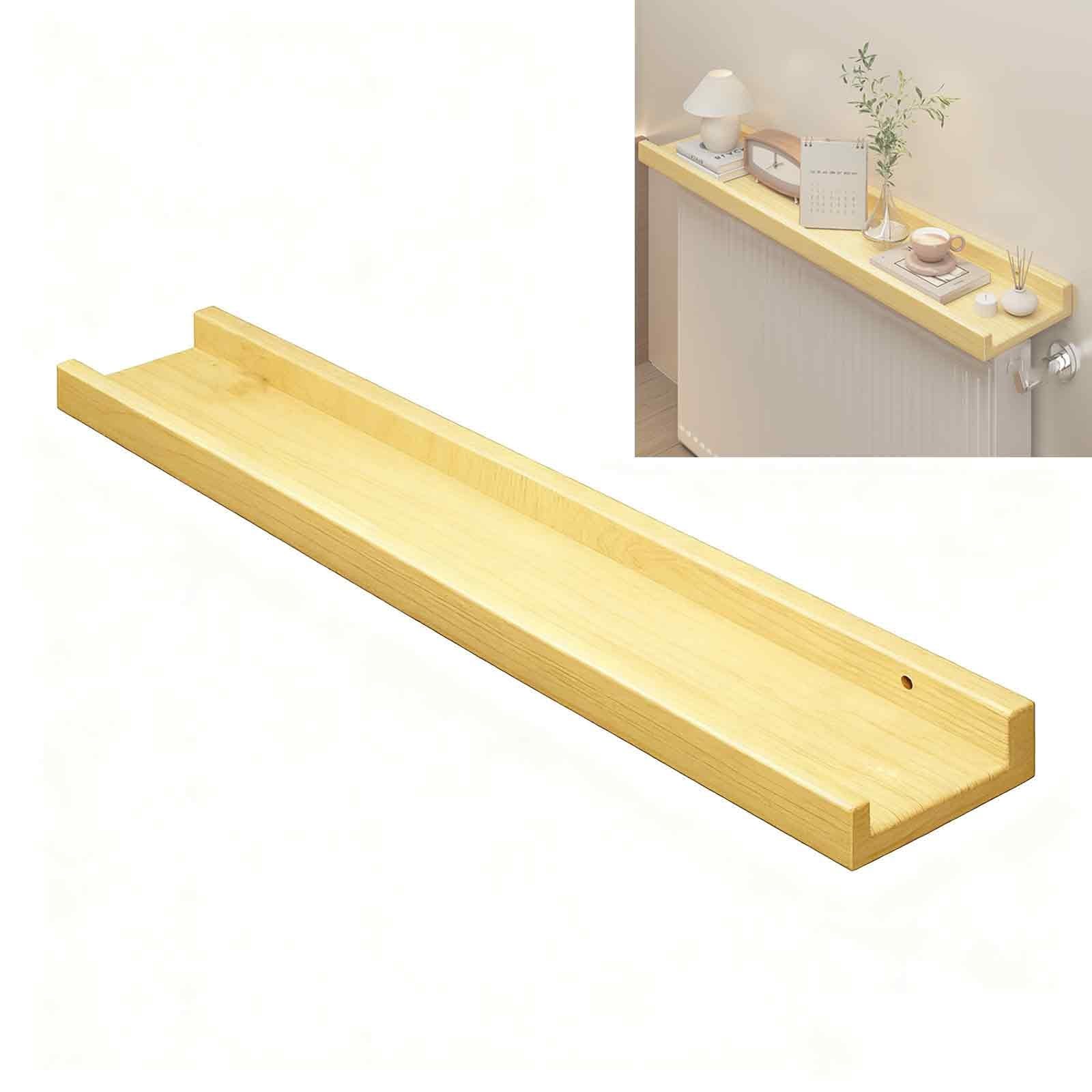 Étagère cache-radiateur jaune pour sublimer la décoration de votre salon