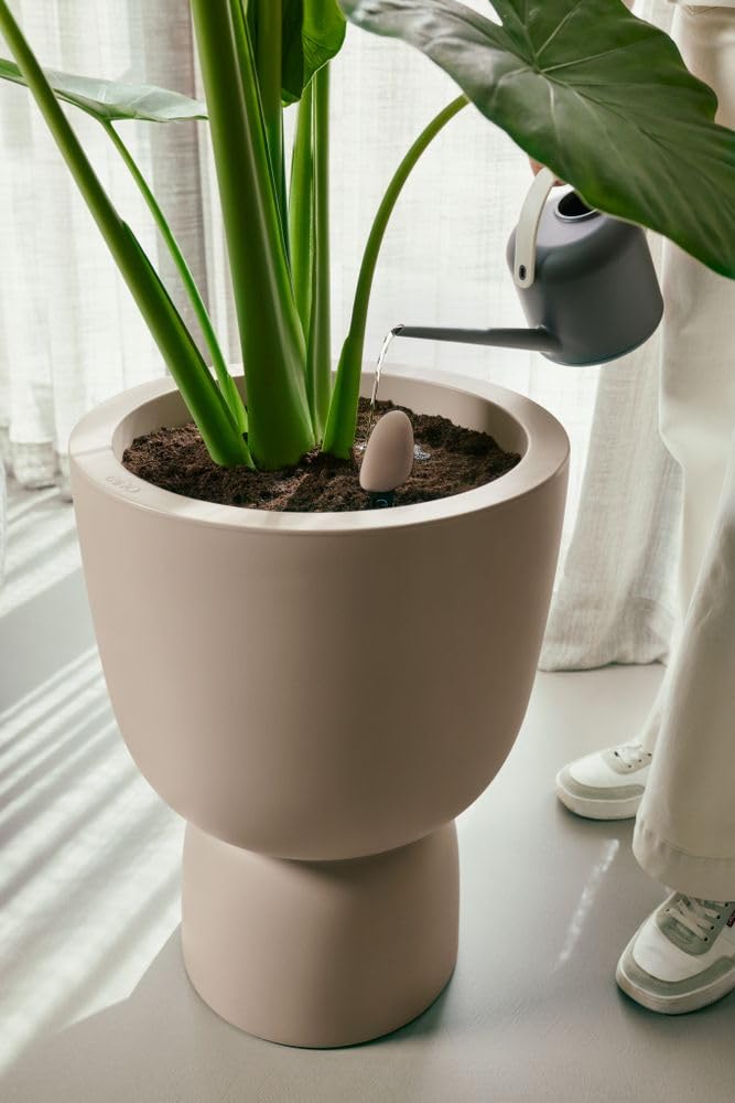 elho Smart Pebble - Erdbraun | L 4 x B 5 x H 17.3 cm