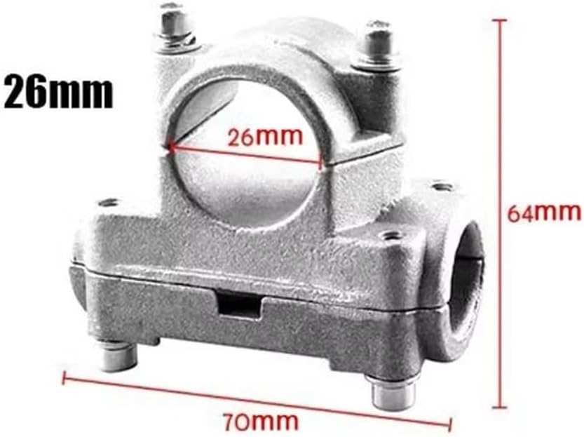 Lawn Mower Side Mounted Handle Bracket Clamp Fit for Lawn Mower Tubes(26 mm)