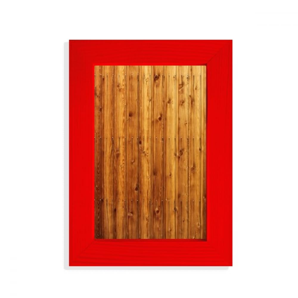 Papier peint orange effet bois de plancher haut de gamme et lignes rouges