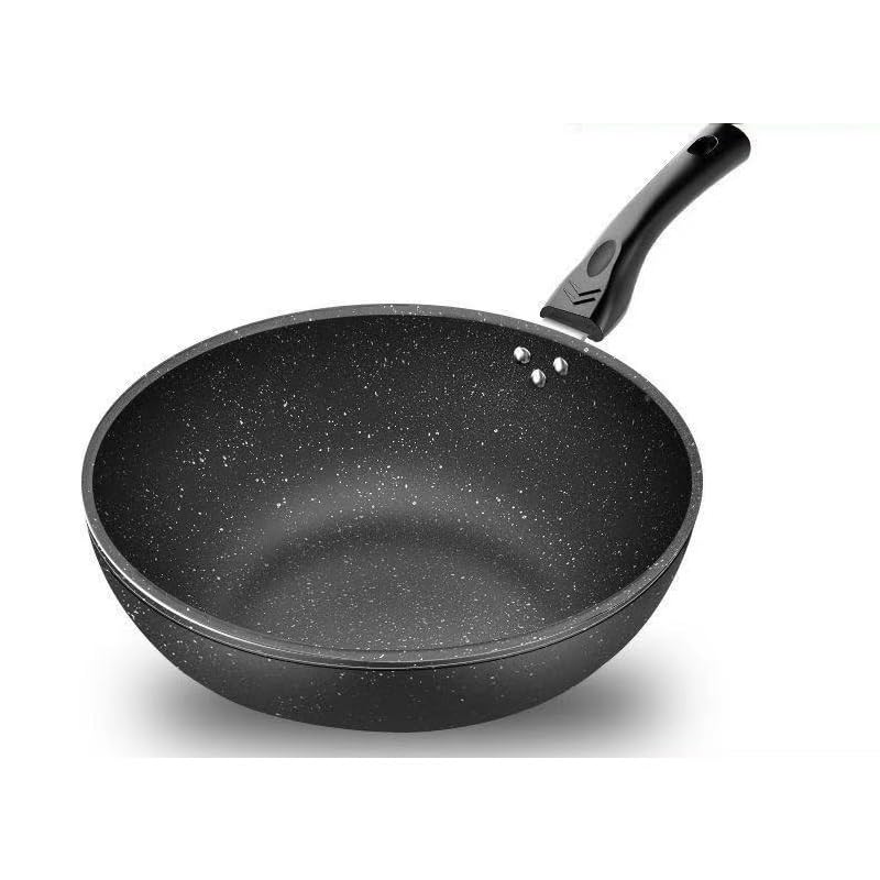 Wok antiadherente para uso doméstico de 32 cm miniatura 3