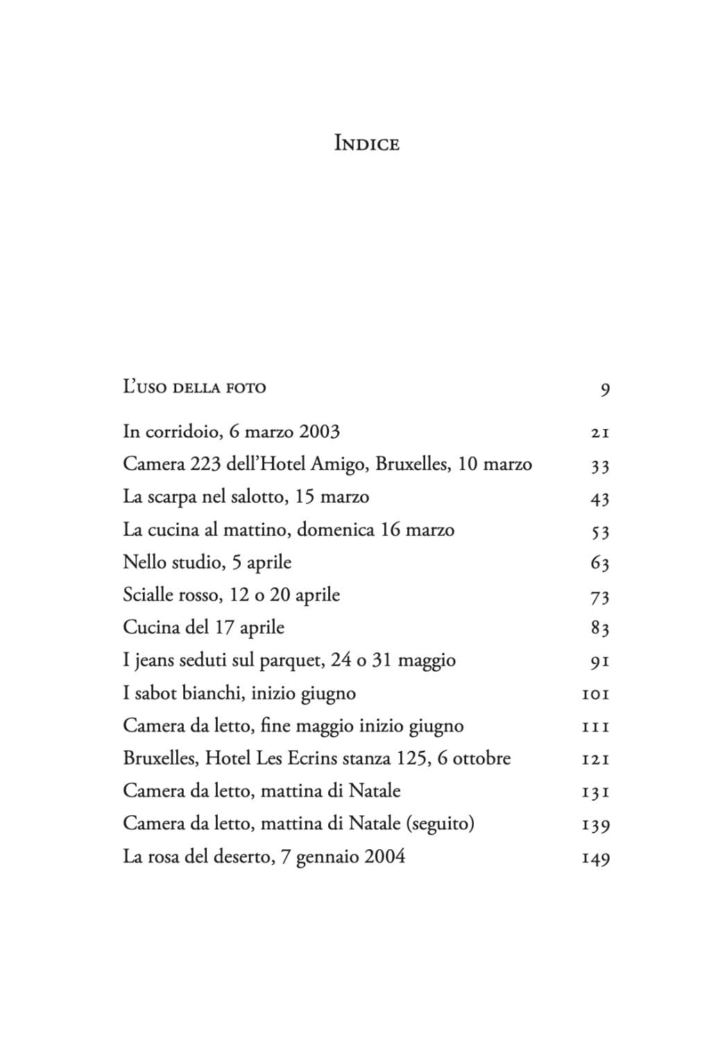 L'uso della foto