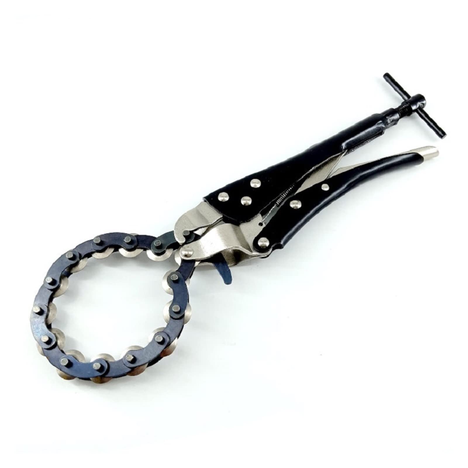 Dopasowanie do ciężkiego łańcucha łańcucha obcinarki szczypce do blokowania samochodów rurki wydechowej Cięcie Max Cut 80mm Średnica (Color : Pipe Cutter 0.77KG)