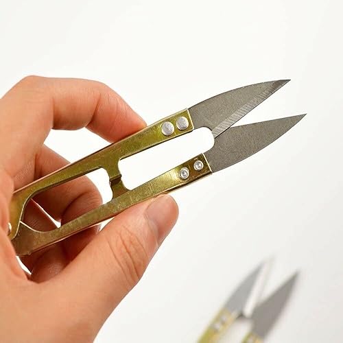 2 tijeras de coser plateadas, tijeras de hilo de bordar de acero inoxidable de alta calidad, mini cortador de costura de hilo, mini tijeras de pesca