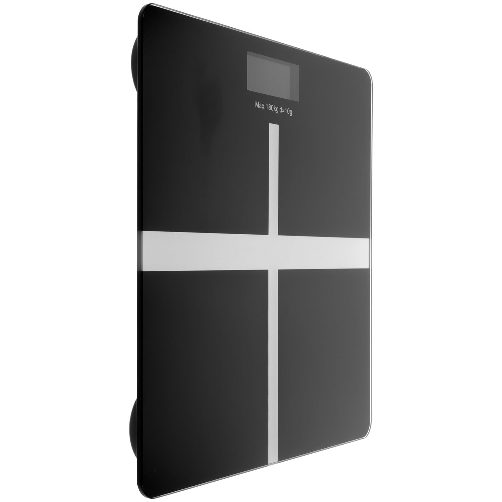 SOLUSTRE Báscula Digital de Peso Corporal Recargable por USB Superficie de Vidrio, Alta Capacidad de Carga y Diseño Simple para Uso Doméstico