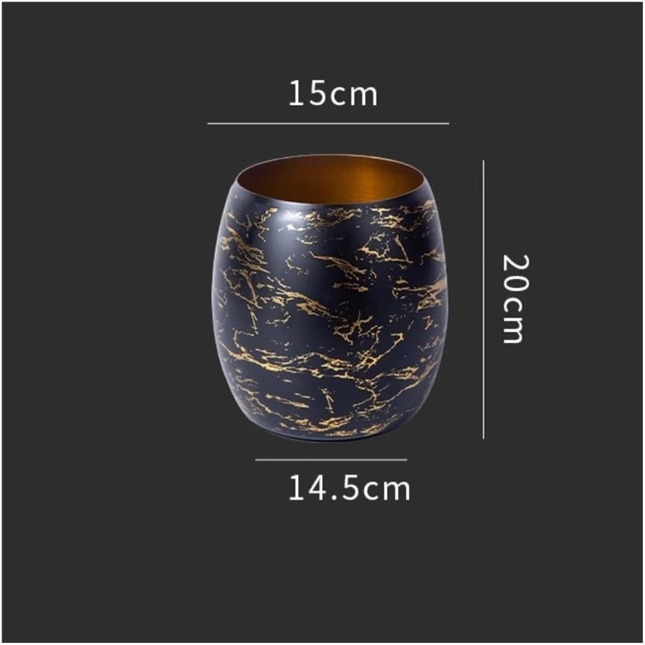 Ice Bucket, Stainless Steel Ice Bucket, Champagne Wine Beer Chilling Bucket Ice Buckets For Parties(Gold)