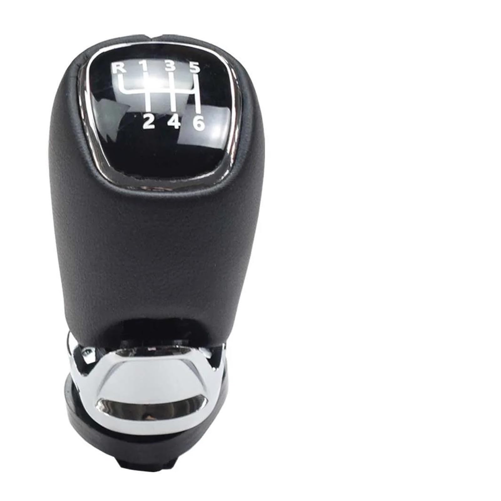 Mocalux Black Gear Stick Shift Lever Knob For Skoda For Octavia A5 A6 2004-2012 5/6 Speed Manual Gear Shift Knob Modification Parts(For 6 Speed)