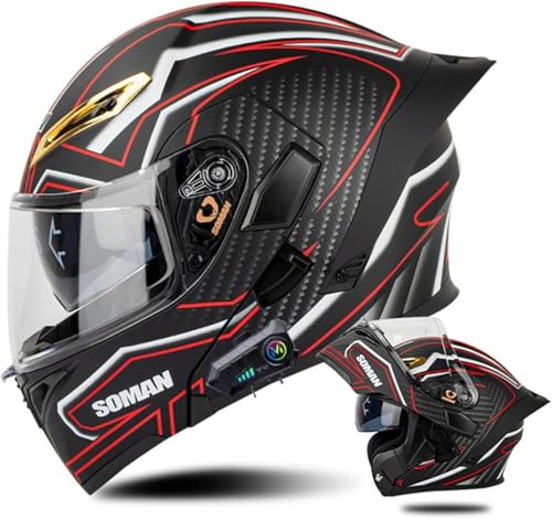 �t���t�F�C�X �w�����b�g �o�C�N �V�X�e�� SOMAN-955 �u���[�g�D�[�X�t�� �t���b�v�A�b�v �����Y ���f�B�[�X �l�G�Ή� �W�F�b�g �_�u���V�[���h �I�[�g�o�C �傫���T�C�Y �􂦂闠�n ���Ă��~�� UV�v���e�N�V���� (XXL,K32)