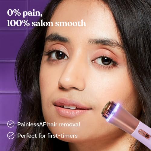 Bombae Mini Trimmer For Women|Eyebrow Trimmer| Facial Hair Removal Machine | Trimmer For Women|Hypoallergenic & Lipstick-Sized Facial Hair Remover | Peach Fuzz, Chin, Sideburns - Image 3
