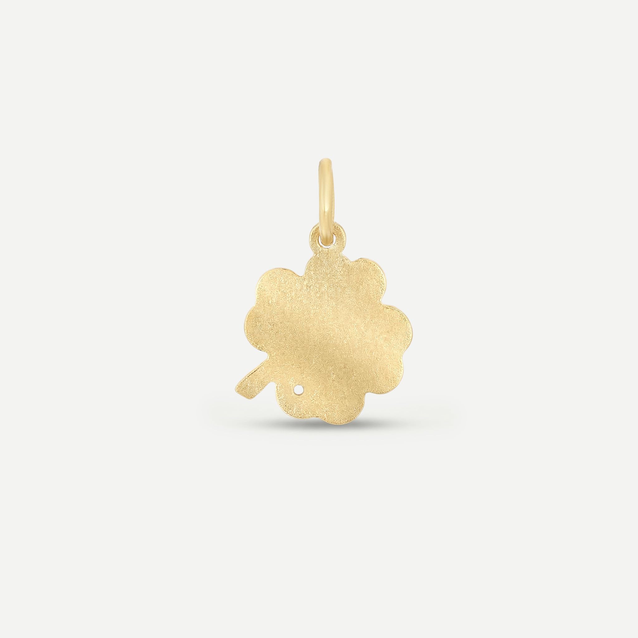 Amor Motivanhänger Damen Anhänger, mit Zirkonia synth., 1,6 cm, Gold, Kleeblatt, Kommt in Schmuck Geschenk Box, 2013540