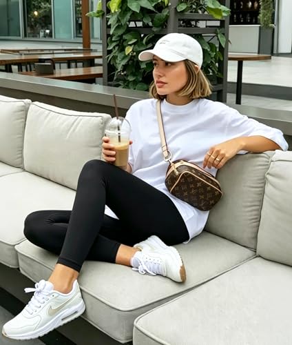 Image of NEW YOUNG Capri Leggings with Pockets for Women High Waisted Workout Leggings Tummy Control Yoga Pants