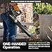 Sun Joe Corded Electric Leaf Blower Machine, 155 MPH, 260 CFM, 6-Amp Motor, Black - Portable and Lightweight Gardening Equipment for Yard Care and Lawn Maintenance, SBJ597E.