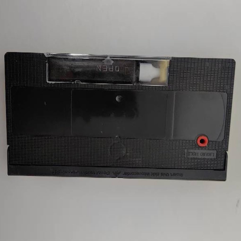Nettoyeur de tête de Cassette pour Lecteur de magnétoscope Nettoyez Facilement Les Cassettes VHS Bande de Nettoyage de tête de magnétoscope VHS Bande vidéo ABS Bande de Nettoyage VHS