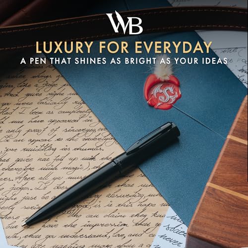 Wordsworth & Black BPM Wordsworth And Black Ballpoint Pen All Black Lacquer- Stunning Luxury Pen thumb #5