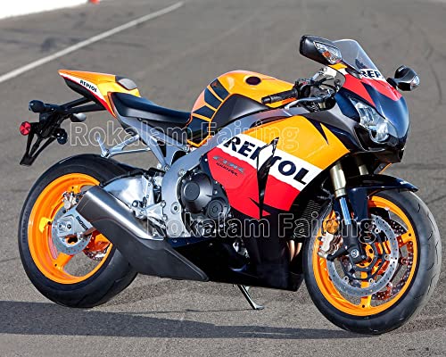 Fairing Bodywork Kit For Honda CBR1000RR 2008-2011 | Grey Black Red ABS Plastic Full Fairing Set With Windscreen