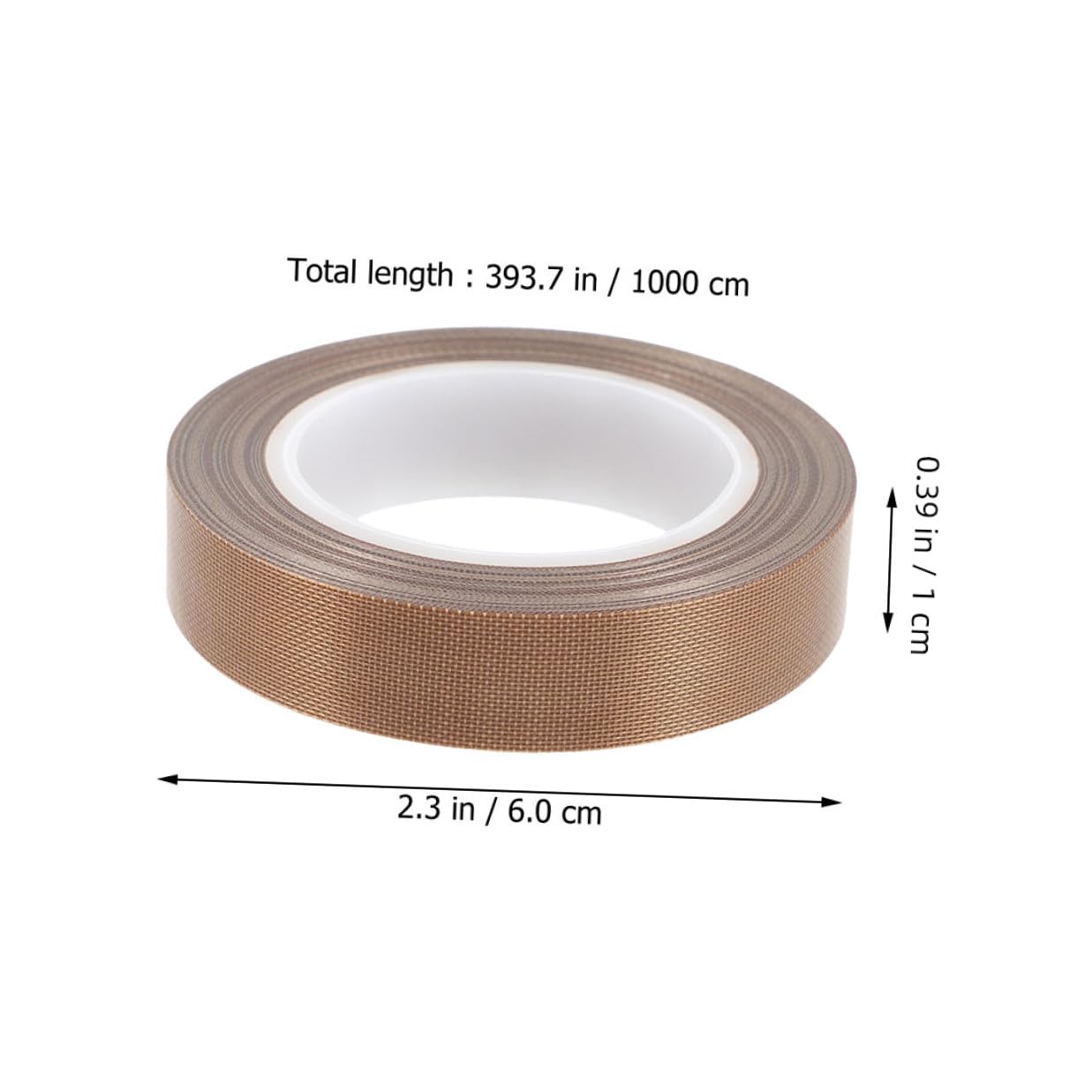 MAGICLULU Cinta de Teflón Cinta Selladora de Ptfe para Sellador al Vacío Manual Aislante Térmico Resistente al Calor Metros de Longitud