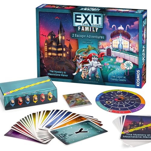 Thames & Kosmos EXIT: Family Heroes Card Game, Multi-color, 5.6 x 25.6 x 0.3 cm - Image 2