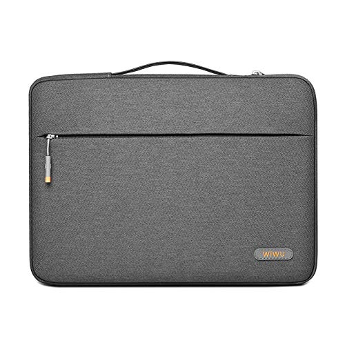 WIWU Pilot Water Resistant High-Capacity Laptop Sleeve Case, Grey - 13.3"
