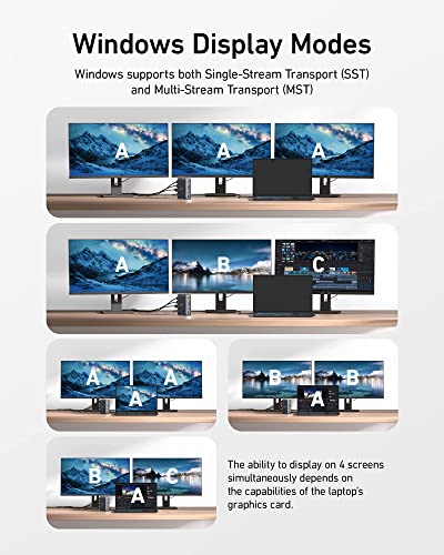Anker Laptop Docking Station, 13-in-1 USB C Docking Station, Triple Display - image 8