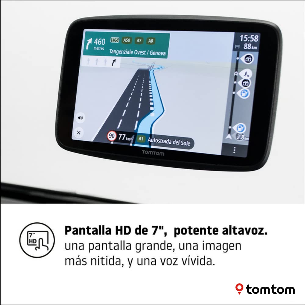 TomTom GPS Navegador para caravanas y Autocaravanas y PDI Go Camper MAX con Pantalla HD de 7"