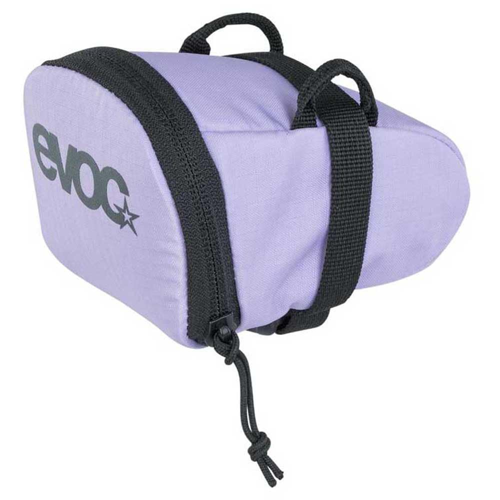 EVOC SEAT Bag Saddle Bag for Compact Storage Under the seat (0.3l Capacity, Extremely Light, Quick Assembly Thanks to Buckles, Reflective Logo, Size S), Multicoloured