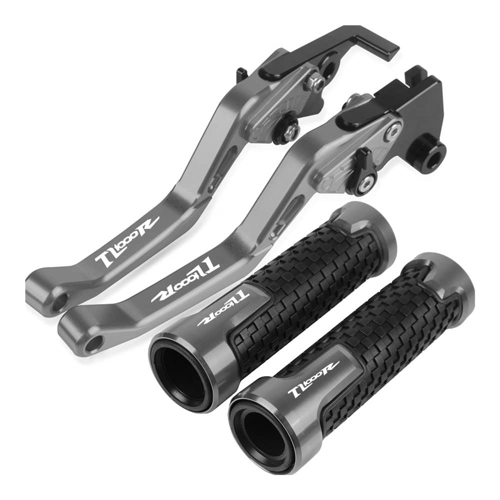 DOUKI para Suzuki TL1000 R TL1000R 1998 1999-2003 TL1000S 1997-2001 2002 Manillar De Motocicleta Palancas De Embrague De Freno Ajustables Empuñaduras Manija Freno (Color : G)