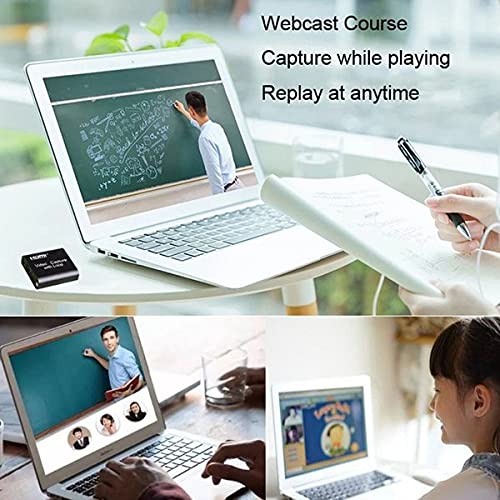 Image of Game Capture Cards Audio Video Capture Cards 1080P HDMI to USB Record to DSLR Camcorder Action Cam,Computer for Gaming, Streaming, Teaching, Video Conference or Live Broadcasting