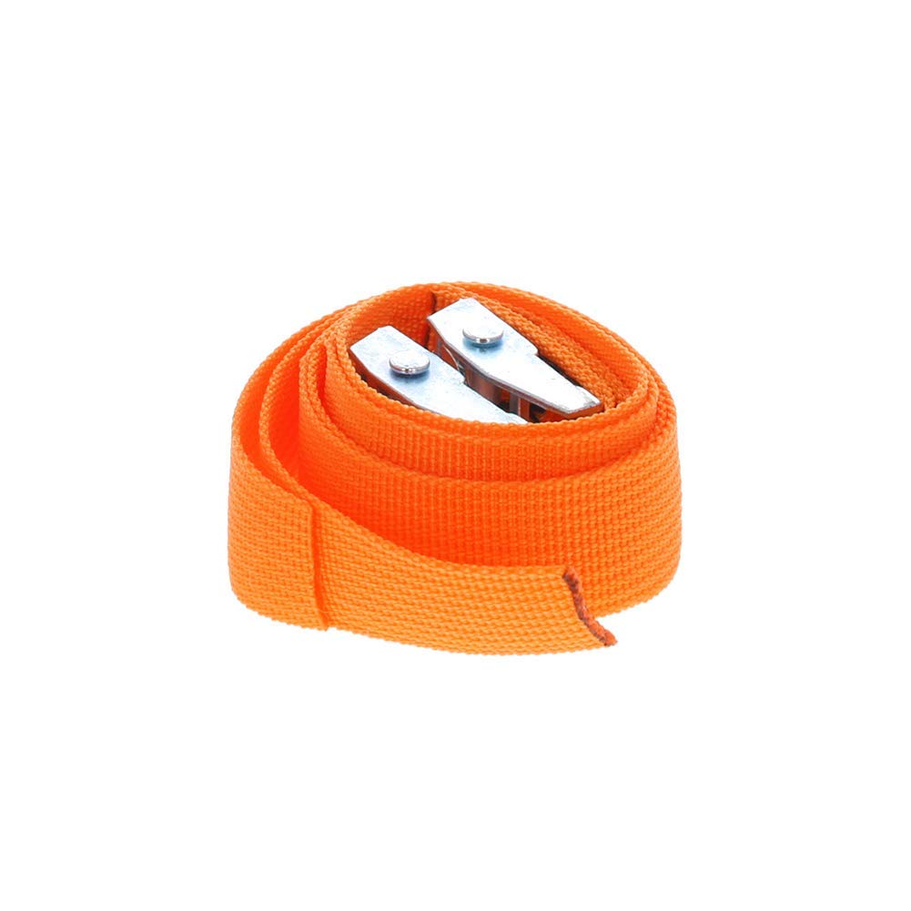 2.5M X 25mm Lashing Strap Cargo Tie Down Straps W Cam Buckle 250Kg Work Load, Orange, 4 Pcs
