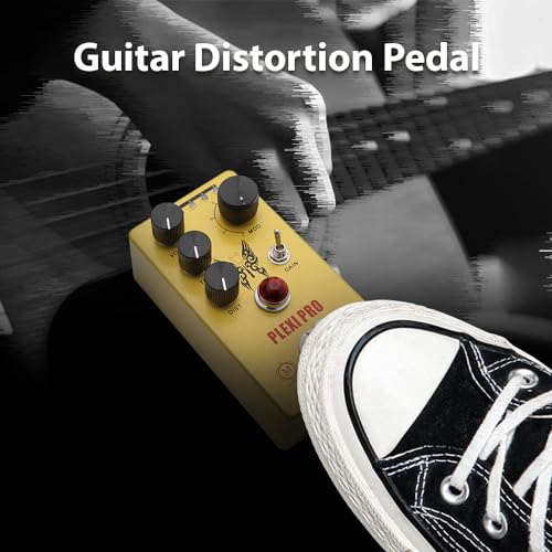 Jemora Pédale de distorsion de guitare Pédale d’effets de guitare électrique Contrôle du volume/tonalité/distorsion True Bypass Coque métallique DC 9 V 6,35 mm Interface d’entrée/sortie Mini - Les Beatles, Paul McCartney, John Lennon, RIngo Starr, George Harrison Jemora Pédale de distorsion de guitare Pédale d'effets de guitare électrique Contrôle du volume/tonalité/distorsion True Bypass Coque métallique DC 9 V 6,35 mm Interface d'entrée/sortie Mini – Image 6