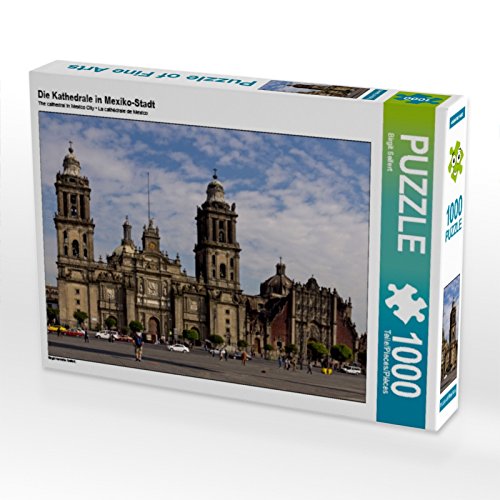 Preisvergleich Produktbild Die Kathedrale in Mexiko-Stadt 1000 Teile Puzzle quer