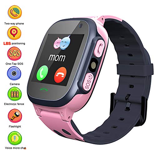 Kids Smartwatch Phone with Position Tracker, Boys Girls Touch Screen Watch with 2
