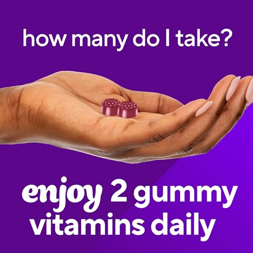 vitafusion Extra Strength Biotin Gummy Vitamins, Berry Flavored, 5,000 mcg Biotin Vitamins, America’s Number 1 Gummy Vitamin Brand, 50 Day Supply, 100 Count (packaging may vary) - Image 7