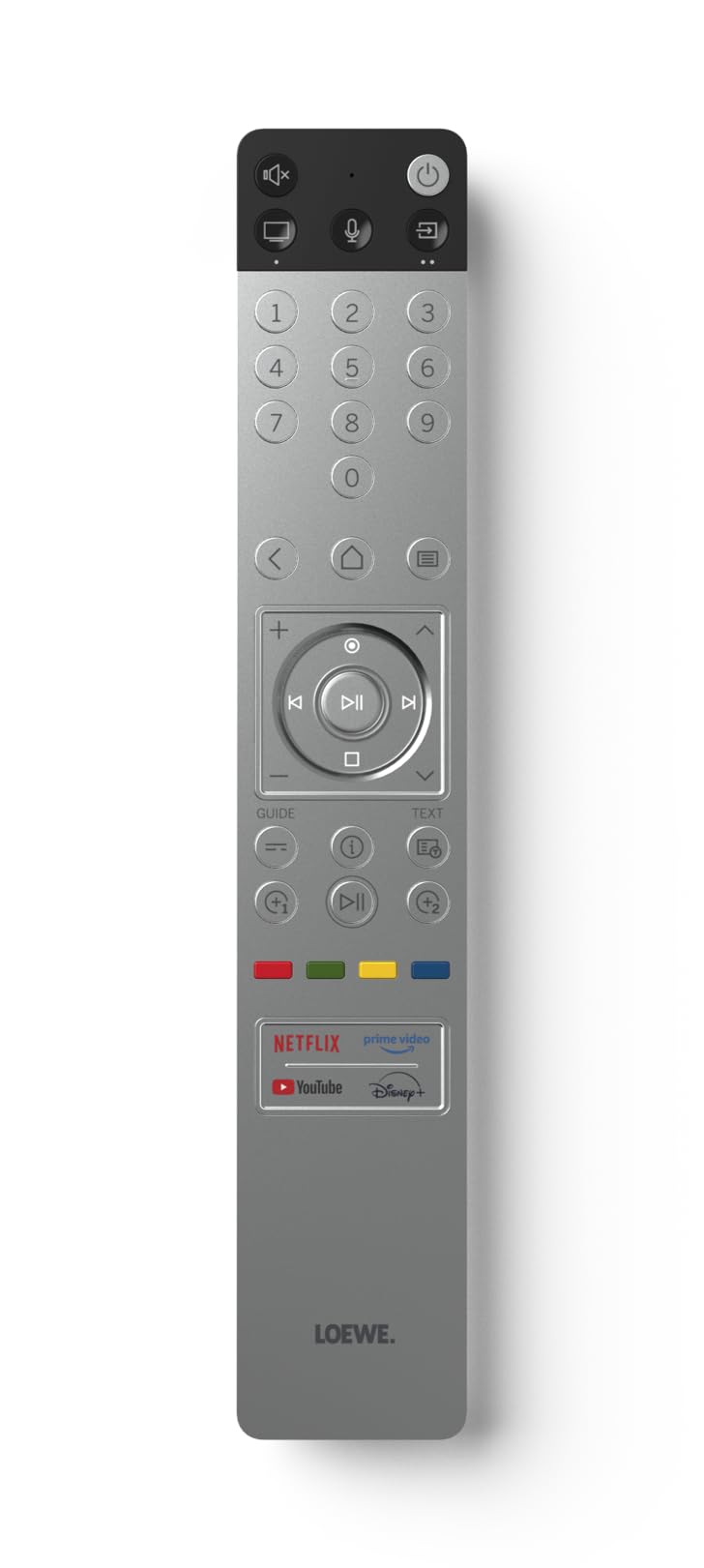 Loewe Remote alu Premium Fernbedienung für Loewe Fernseher