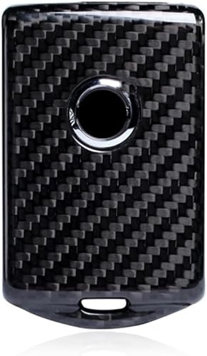 Shell remoto rojo negro de la cubierta dominante de la fibra de carbono para 2016+Volvo XC90 WEWA