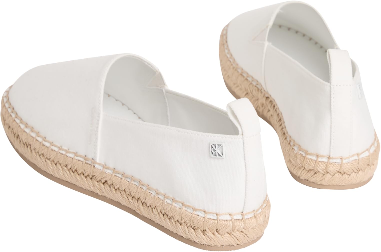 Calvin Klein Damen Oblique Canvas Hw0hw02931 Espadrilles