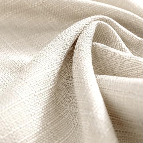 Vangao Tende per Interni Beige 90 x 76 cm 2 pezzi Moderne Tende Cucina Corta con Passanti Tenda Finestre Piccole da vetro per soggiorno Bagno Bistrot per Casa Poliestere