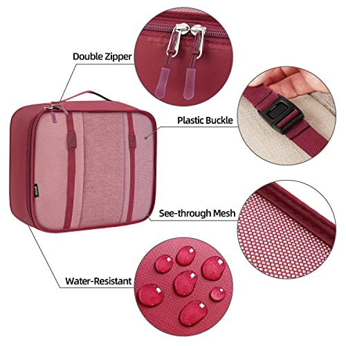 Image of BAGAIL 6 Set /8 Set /10 Set Packing Cubes Various Sizes Packing Organizer for Travel Accessories Luggage Carry On Suitcase